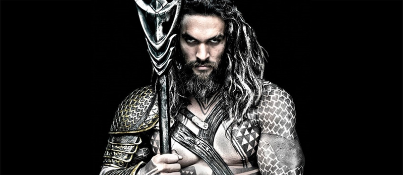 This early image of Jason Momoa as Aquaman has a costume that’s different from the one in Justice League.